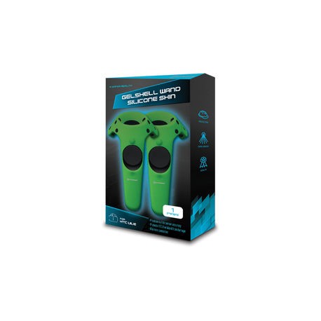 GelShell Silicone Skin for HTC Vive Controllers (2-Pack, Green)